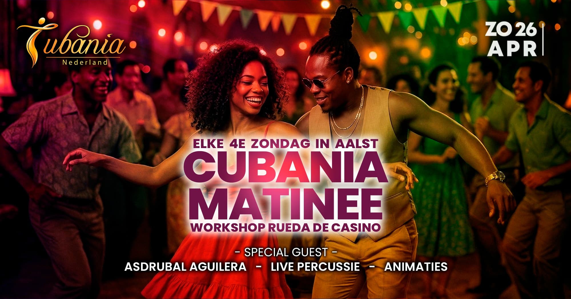 Salsa Matinee in Aalst met Asdrubal Aguilera